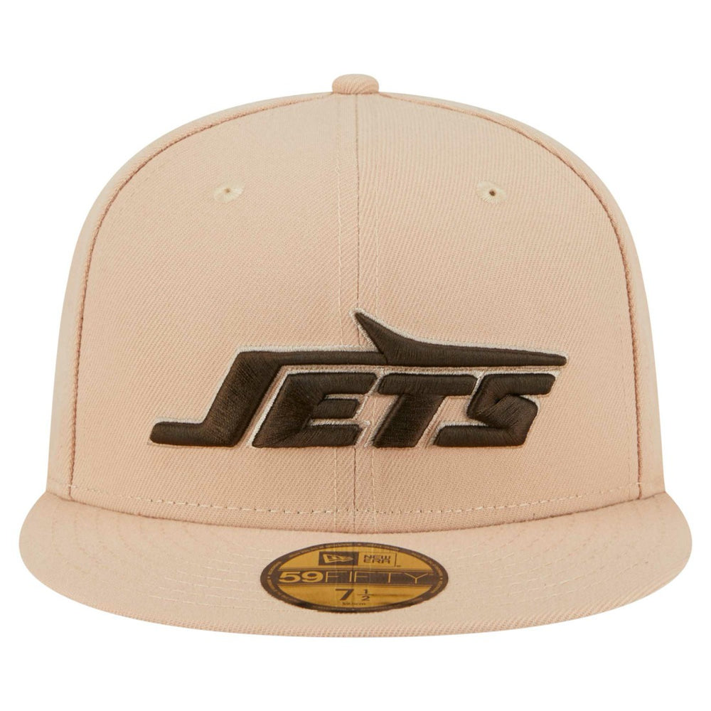 New York Jets New Era Candied Pecan 59FIFTY Fitted Hat - Tan - NFL