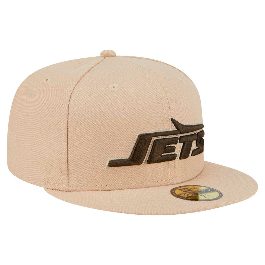 New York Jets New Era Candied Pecan 59FIFTY Fitted Hat - Tan - NFL