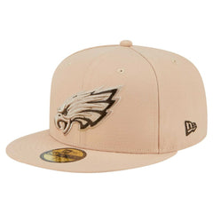 Philadelphia Eagles New Era Candied Pecan 59FIFTY Fitted Hat - Tan - NFL