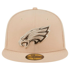 Philadelphia Eagles New Era Candied Pecan 59FIFTY Fitted Hat - Tan - NFL
