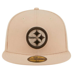 Pittsburgh Steelers New Era Candied Pecan 59FIFTY Fitted Hat - Tan - NFL