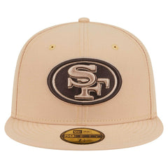 San Francisco 49ers New Era Candied Pecan 59FIFTY Fitted Hat - Tan - NFL