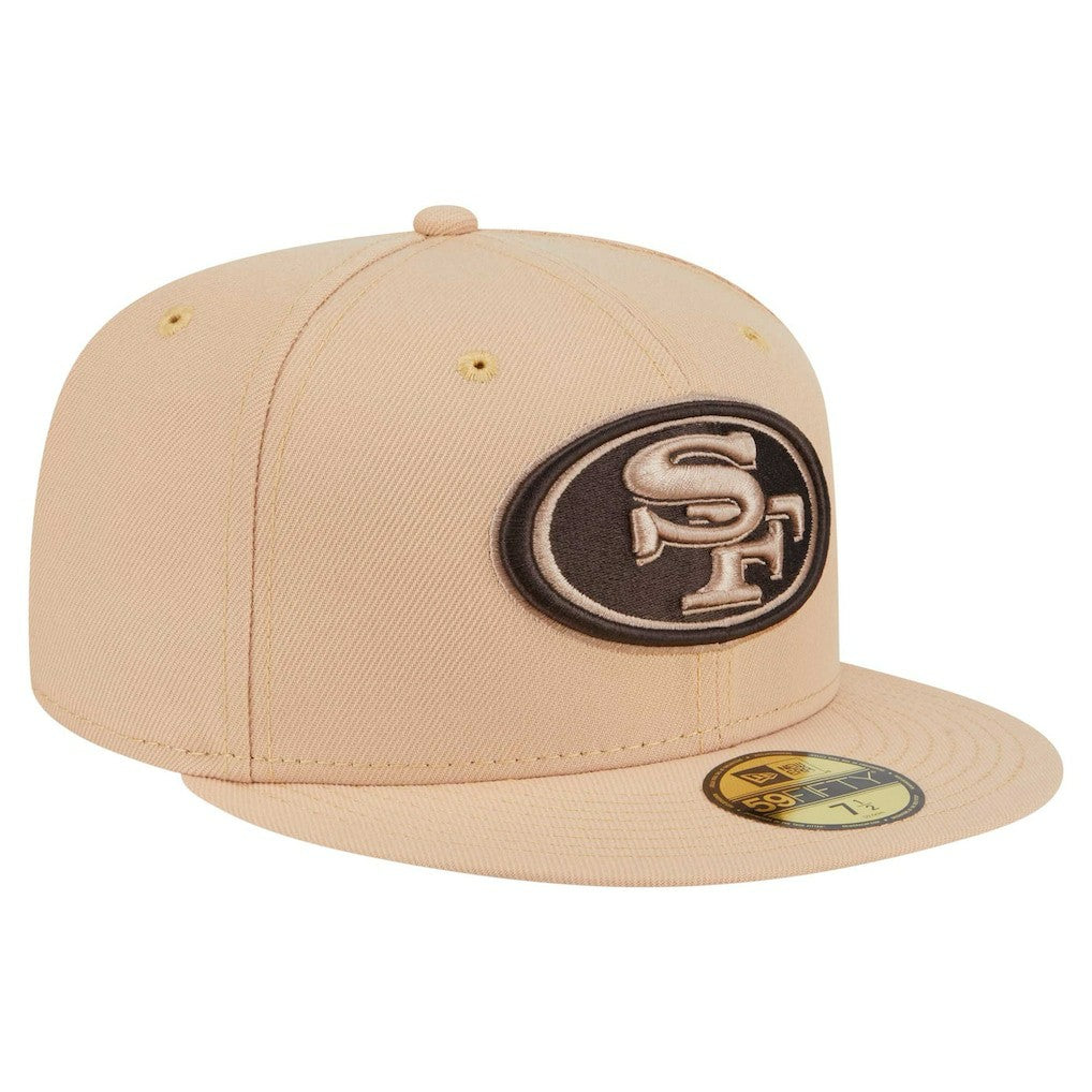 San Francisco 49ers New Era Candied Pecan 59FIFTY Fitted Hat - Tan - NFL