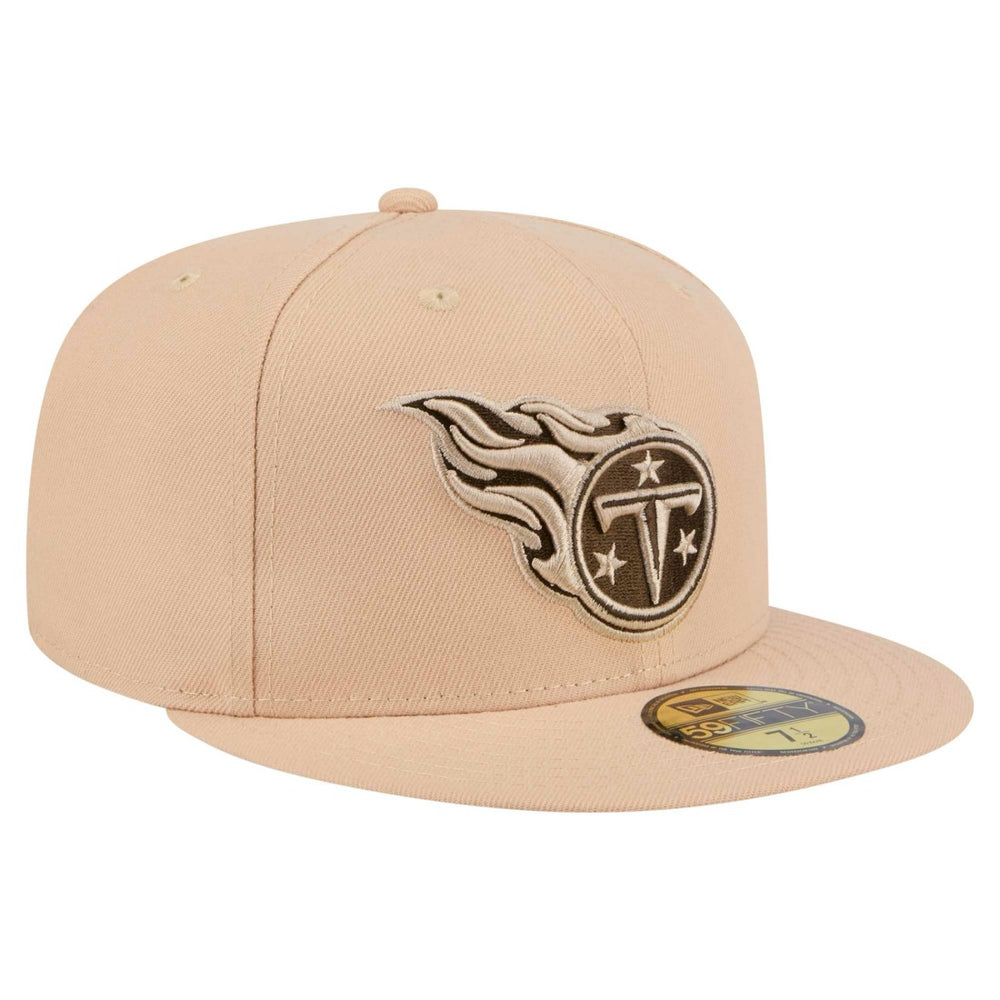 Tennessee Titans New Era Candied Pecan 59FIFTY Fitted Hat - Tan - NFL