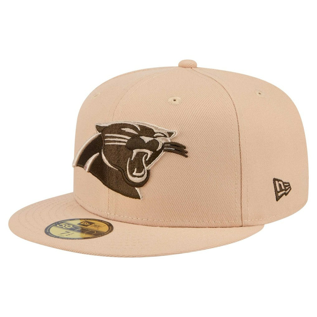 Carolina Panthers New Era Candied Pecan 59FIFTY Fitted Hat - Tan - NFL