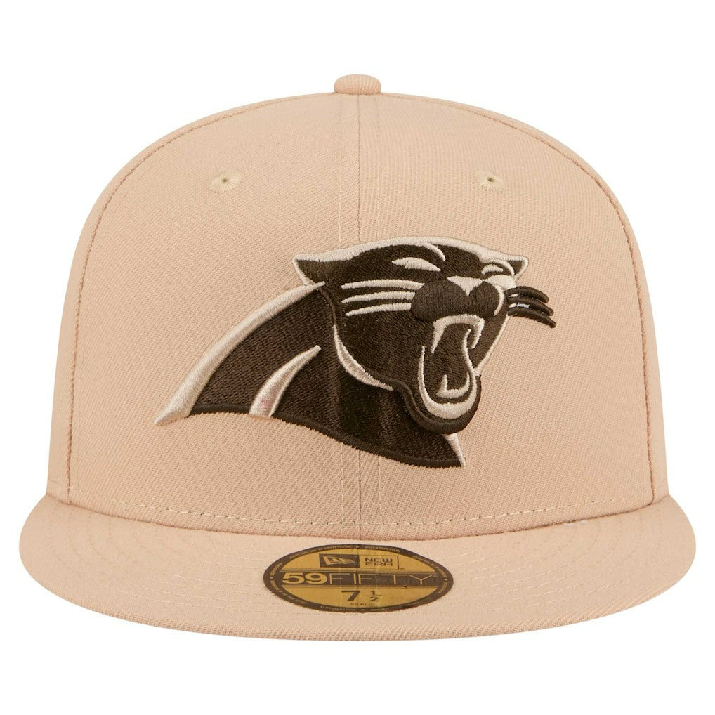 Carolina Panthers New Era Candied Pecan 59FIFTY Fitted Hat - Tan - NFL