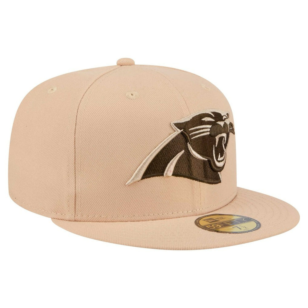 Carolina Panthers New Era Candied Pecan 59FIFTY Fitted Hat - Tan - NFL