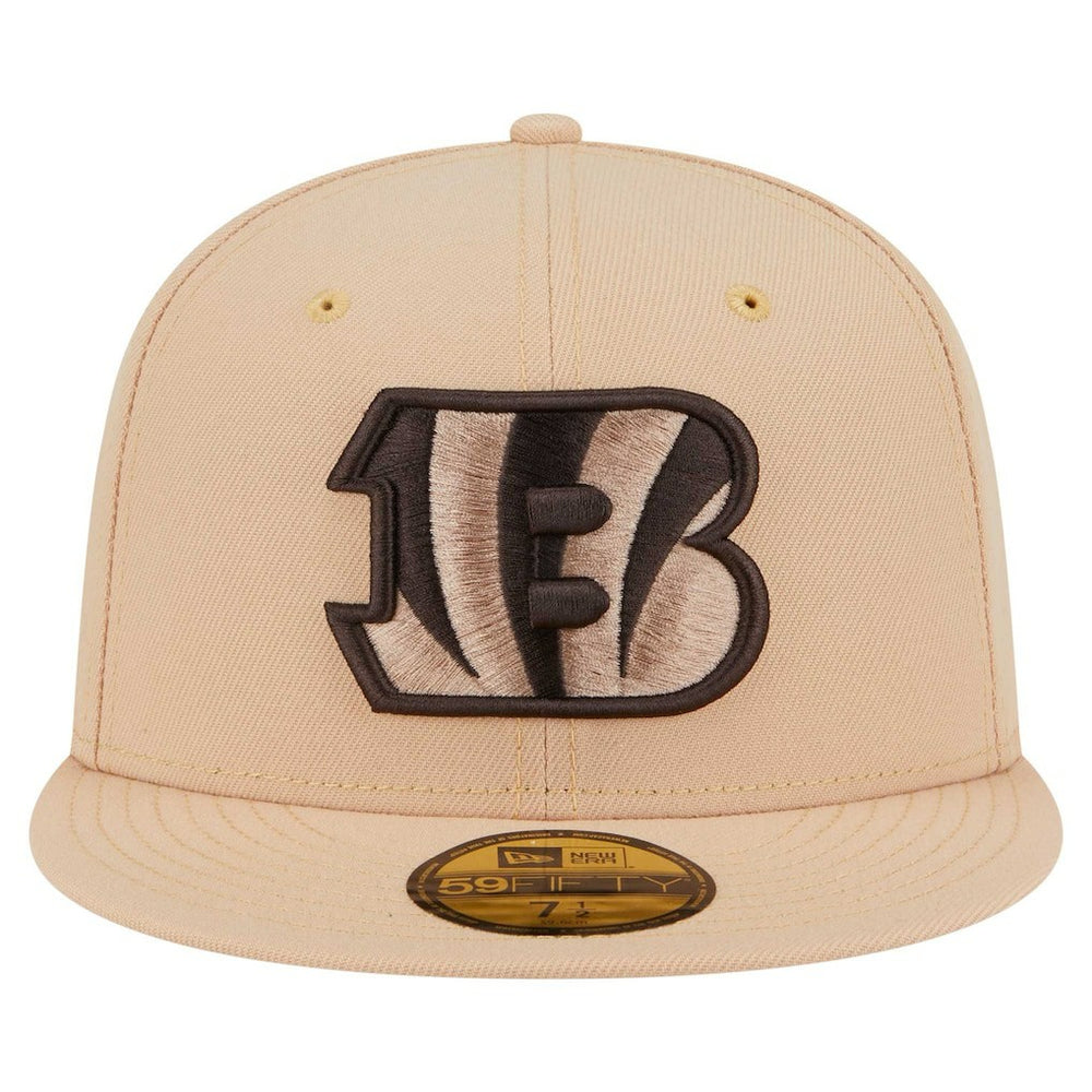 Cincinnati Bengals New Era Candied Pecan 59FIFTY Fitted Hat - Tan - NFL