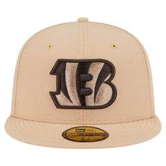 Cincinnati Bengals New Era Candied Pecan 59FIFTY Fitted Hat - Tan - NFL