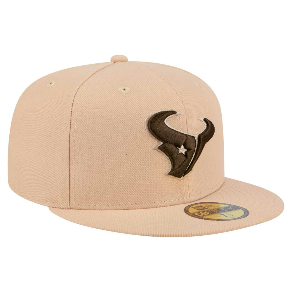 Houston Texans New Era Candied Pecan 59FIFTY Fitted Hat - Tan - NFL