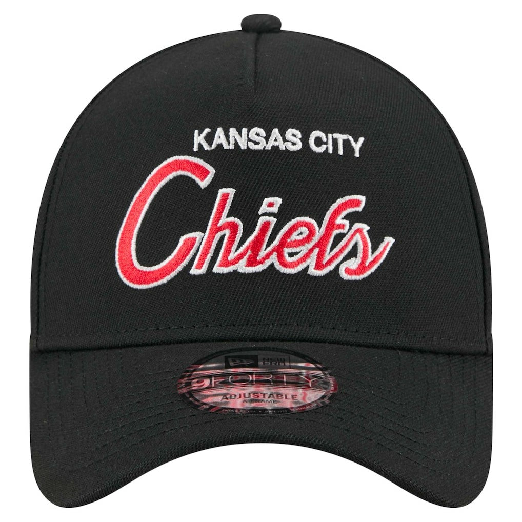 Kansas City Chiefs New Era Smith 9FORTY Adjustable hat - Black - NFL