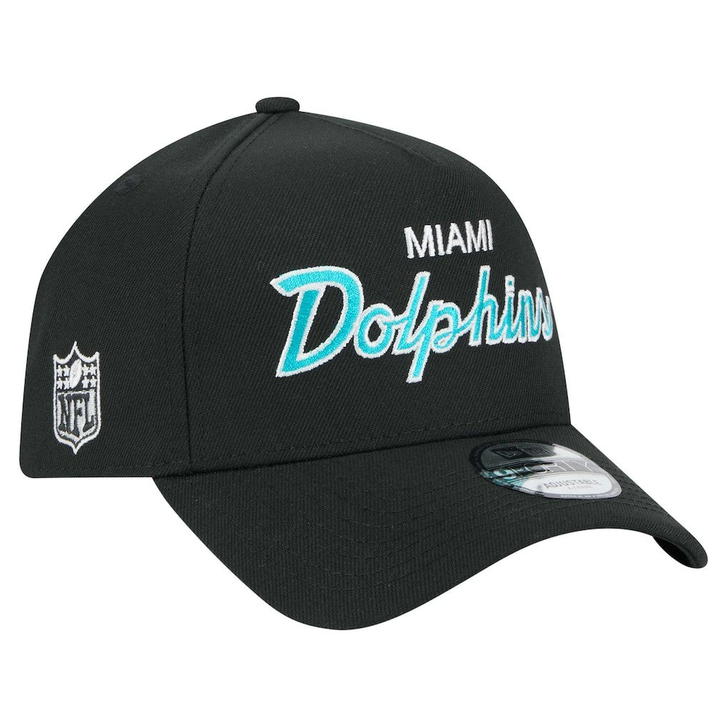 Miami Dolphins New Era Smith 9FORTY Adjustable hat - Black - NFL