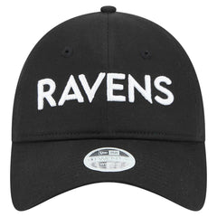 Baltimore Ravens New Era Women's Cece 9TWENTY Adjustable Hat - Black - NFL
