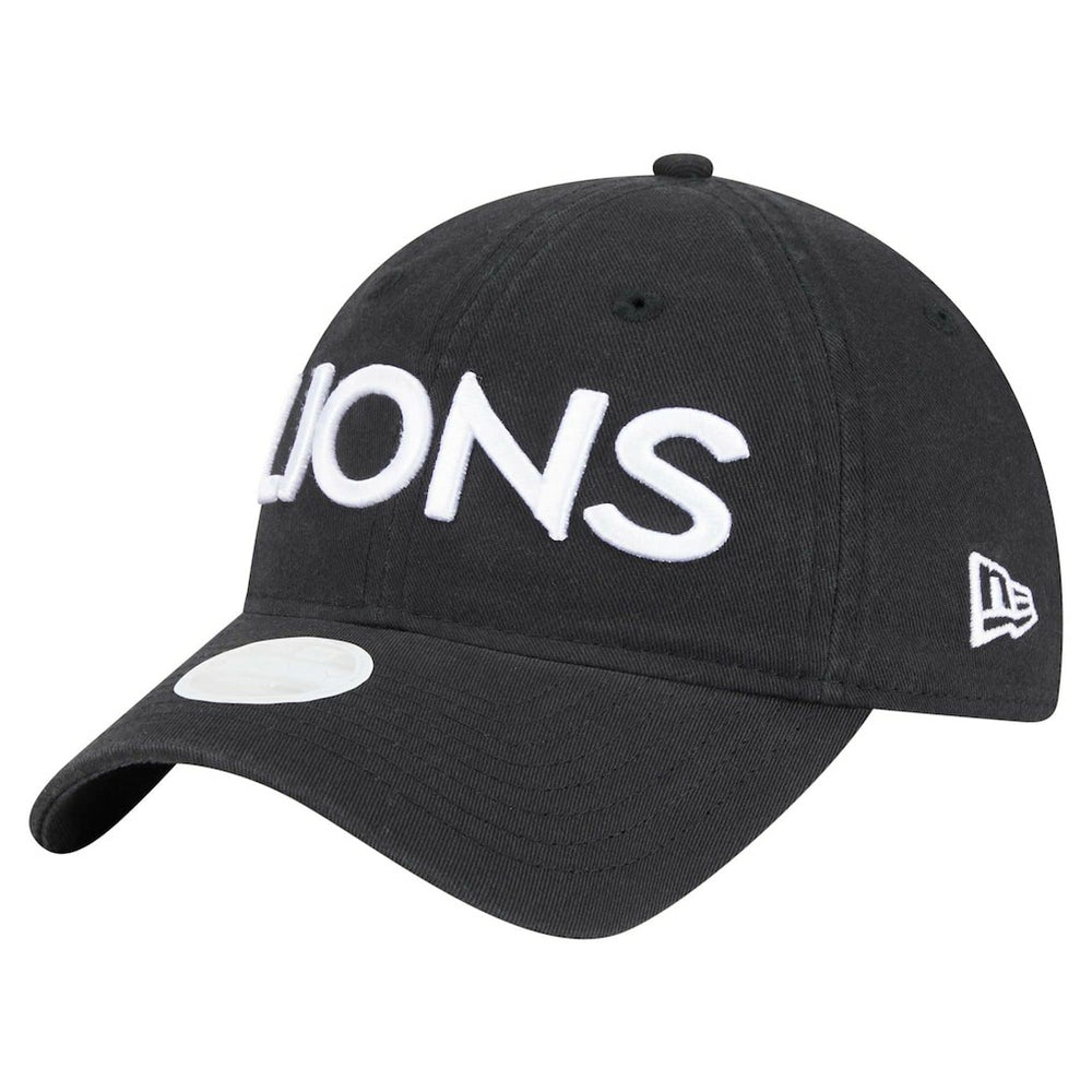 Detroit Lions New Era Women's Cece 9TWENTY Adjustable Hat - Black - NFL