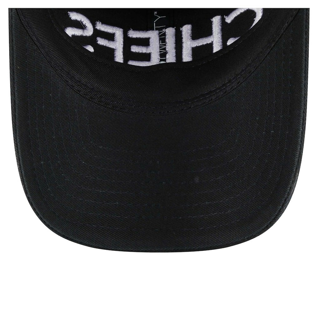 Kansas City Chiefs New Era Women's Cece 9TWENTY Adjustable Hat - Black - NFL