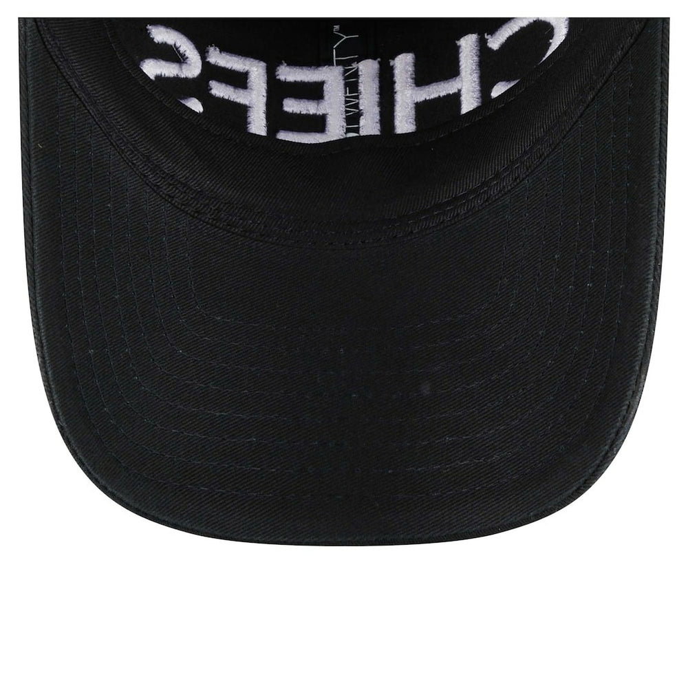 Kansas City Chiefs New Era Women's Cece 9TWENTY Adjustable Hat - Black - NFL