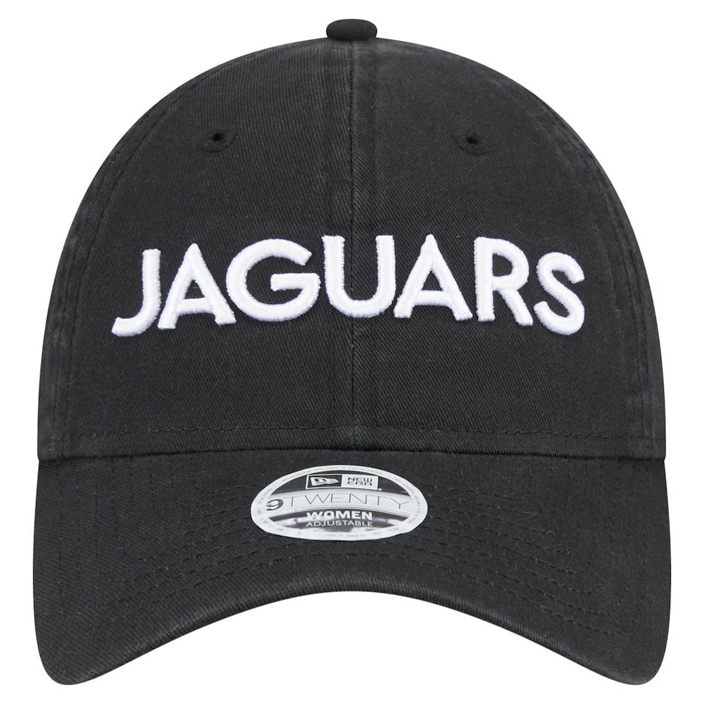 Jacksonville Jaguars New Era Women's Cece 9TWENTY Adjustable Hat - Black - NFL