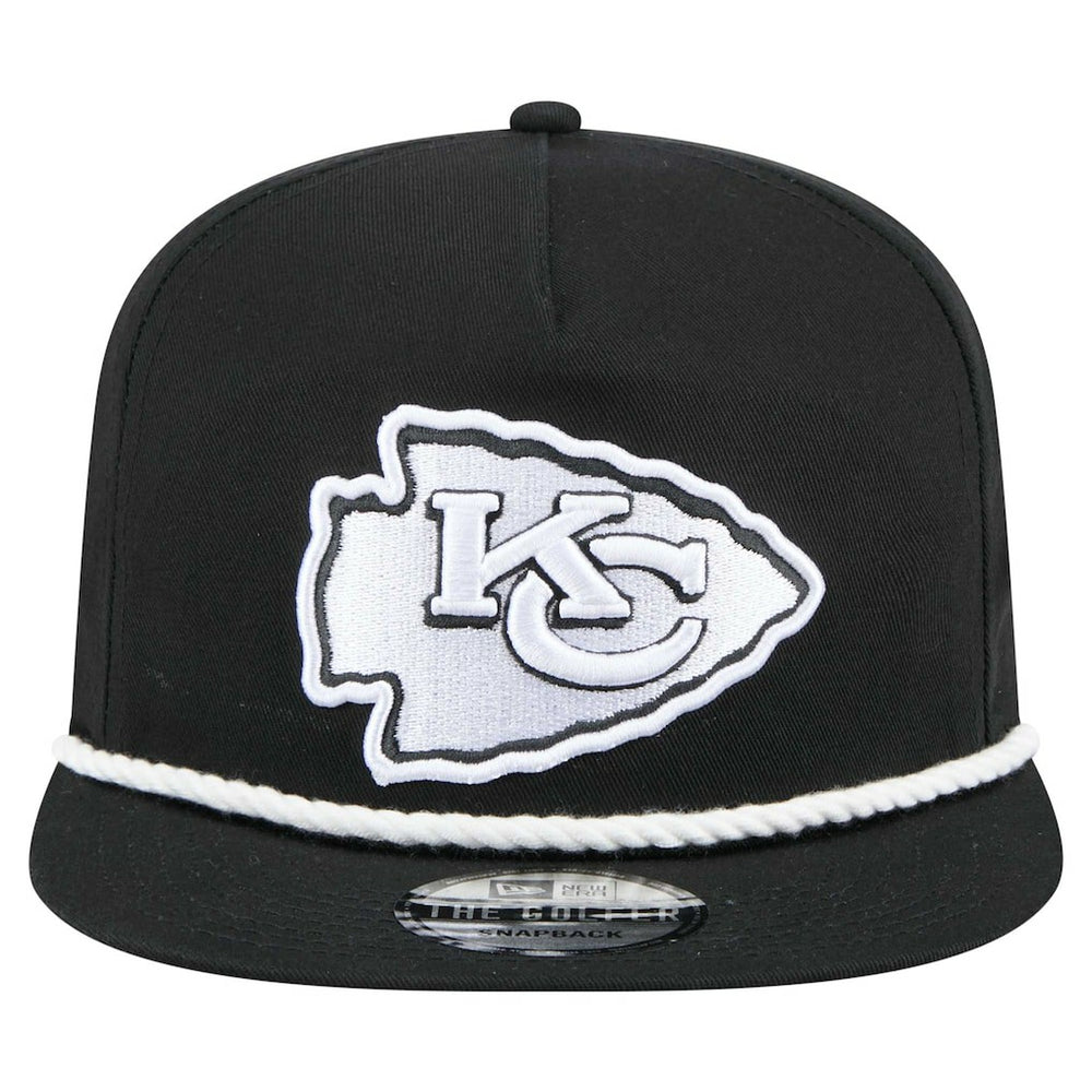 Kansas City Chiefs New Era B-Dub Golfer Snapback Hat - Black - NFL