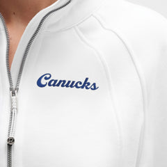 Vancouver Canucks lululemon Women's Scuba Oversized Half Zip Top - White | NHL on sale