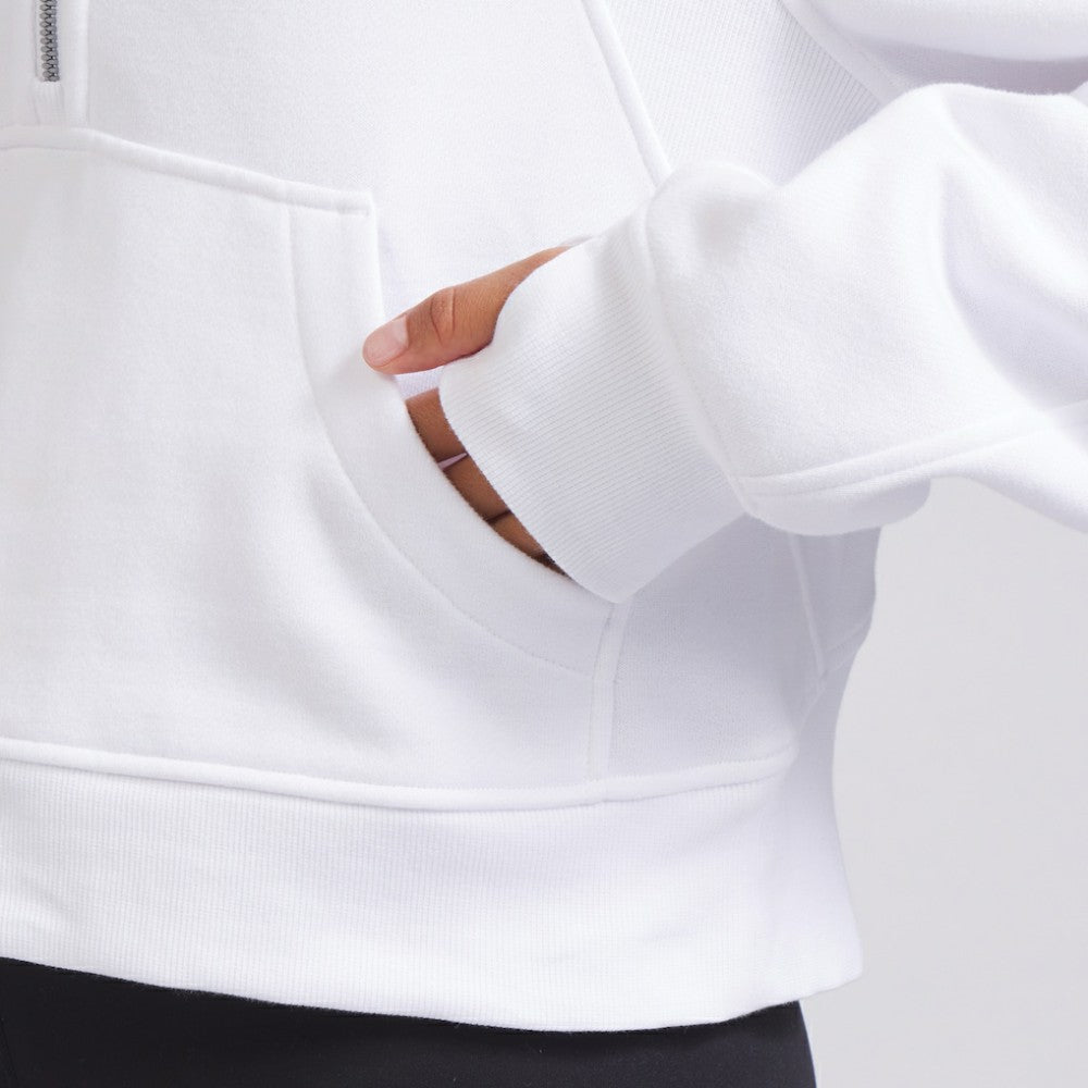 Vancouver Canucks lululemon Women's Scuba Oversized Half Zip Top - White | NHL on sale