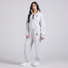 Vancouver Canucks lululemon Women's Scuba Oversized Half Zip Top - Heather Gray | NHL discount