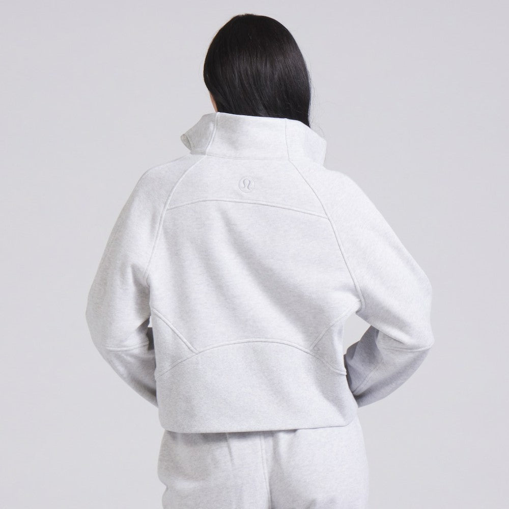 Vancouver Canucks lululemon Women's Scuba Oversized Half Zip Top - Heather Gray | NHL discount