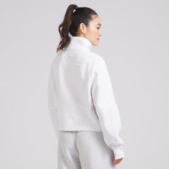 Detroit Red Wings lululemon Women's Scuba Oversized Half Zip Top - White | NHL near me