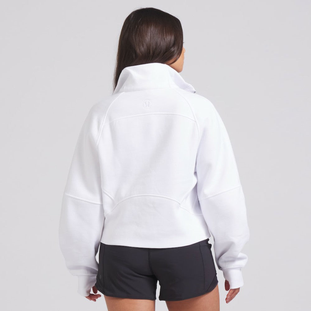 Edmonton Oilers lululemon Women's Scuba Oversized Half Zip Top - White | NHL sale