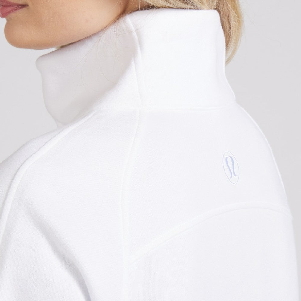 Seattle Kraken lululemon Women's Scuba Oversized Half Zip Top - White | NHL discount