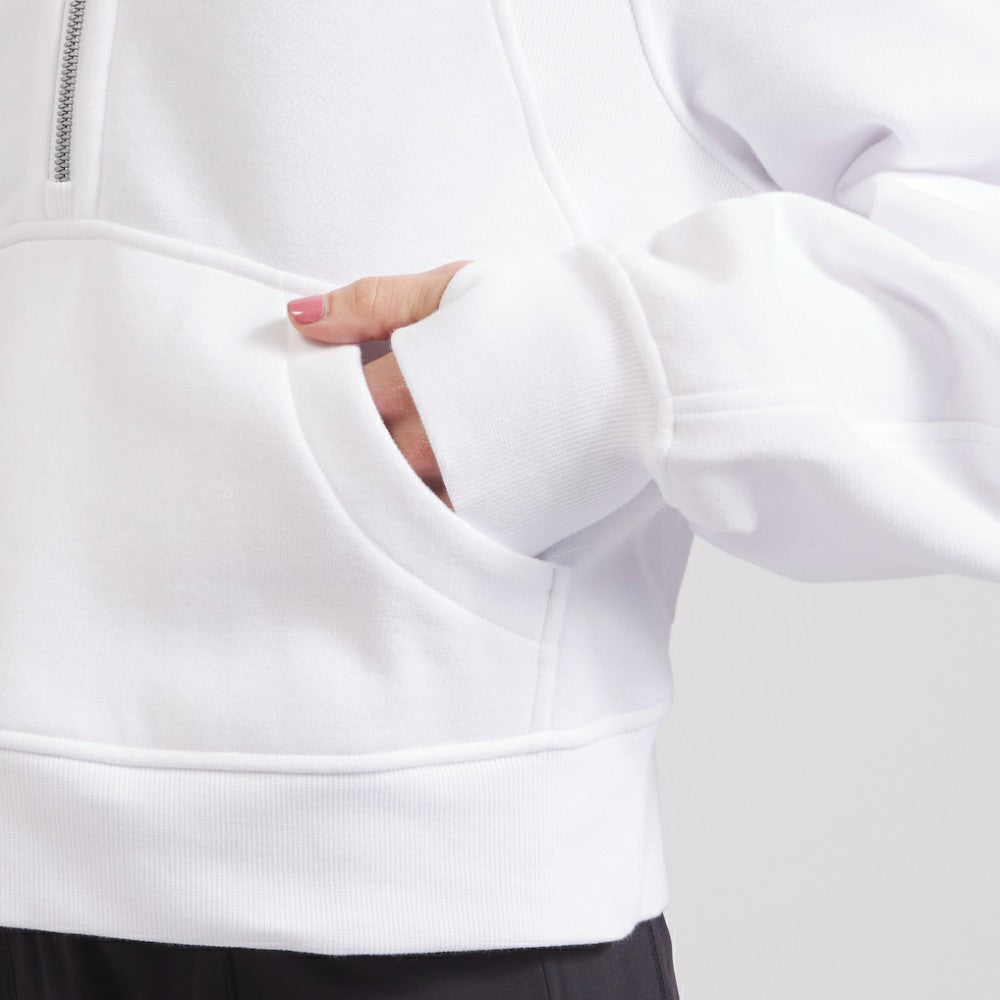 Seattle Kraken lululemon Women's Scuba Oversized Half Zip Top - White | NHL discount