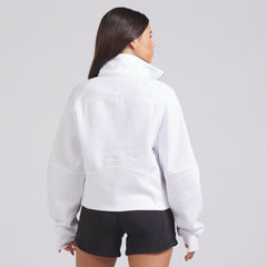 Toronto Maple Leafs lululemon Women's Scuba Oversized Half Zip Top - White | NHL near me