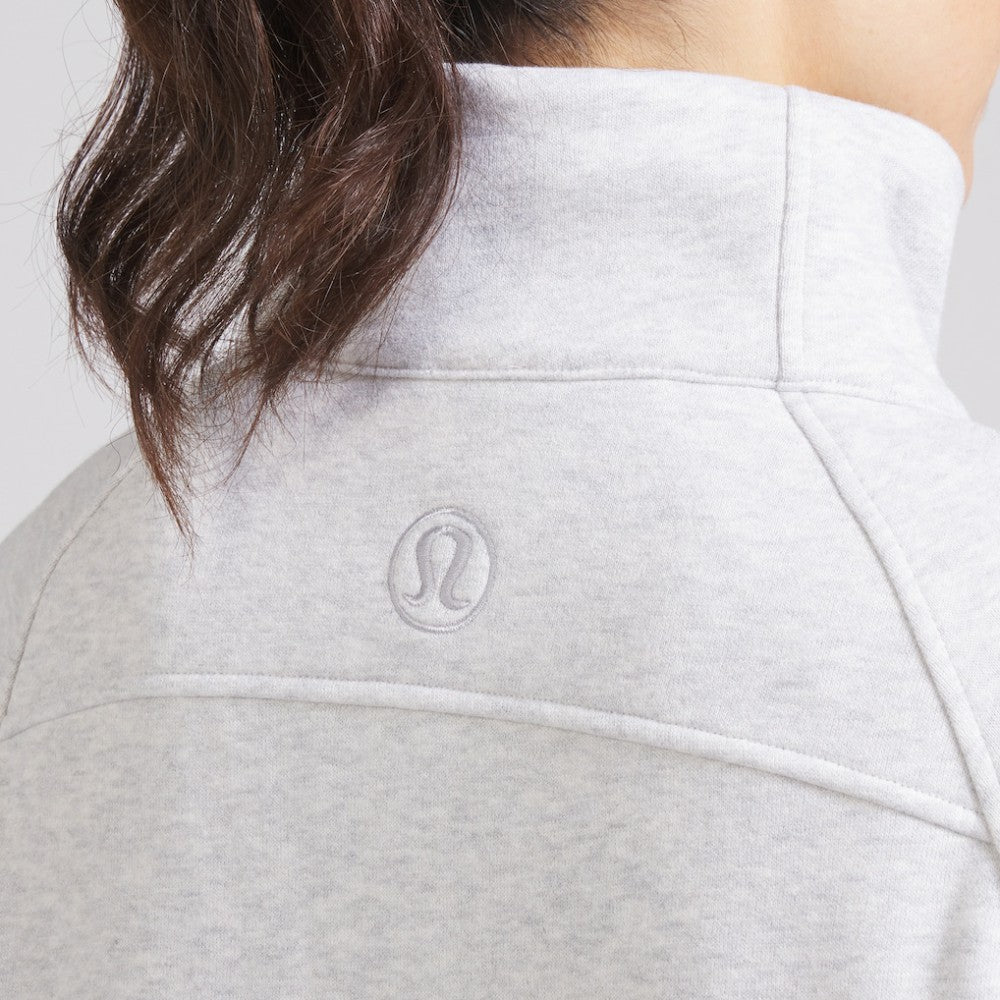 Chicago Blackhawks lululemon Women's Scuba Oversized Half Zip Top - Heather Gray | NHL discount