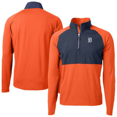 Detroit Tigers Cutter & Buck Adapt Eco Knit Hybrid Recycled Quarter-Zip Jacket Near Me