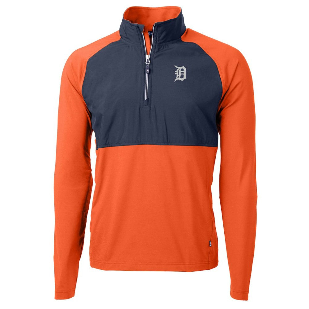 Detroit Tigers Cutter & Buck Adapt Eco Knit Hybrid Recycled Quarter-Zip Jacket Near Me