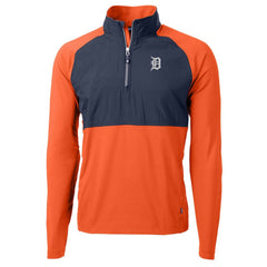Detroit Tigers Cutter & Buck Adapt Eco Knit Hybrid Recycled Quarter-Zip Jacket Near Me