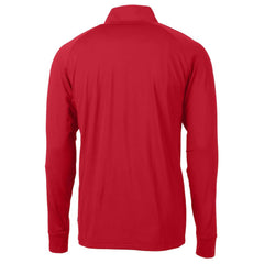 Cincinnati Reds Cutter & Buck Patriotic Logo Adapt Eco Knit Stretch Recycled Quarter-Zip Pullover Top for sale