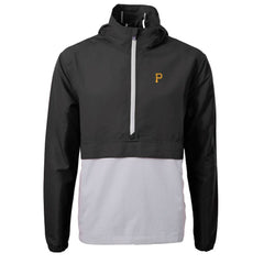 Pittsburgh Pirates Cutter & Buck Charter Eco Recycled Half-Zip Anorak Jacket Sale