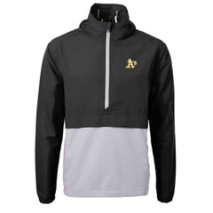 Athletics Cutter & Buck Charter Eco Recycled Half-Zip Anorak Jacket for sale