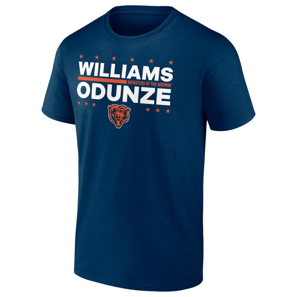 Caleb Williams & Rome Odunze Chicago Bears Election Players T-Shirt - Navy - NFL