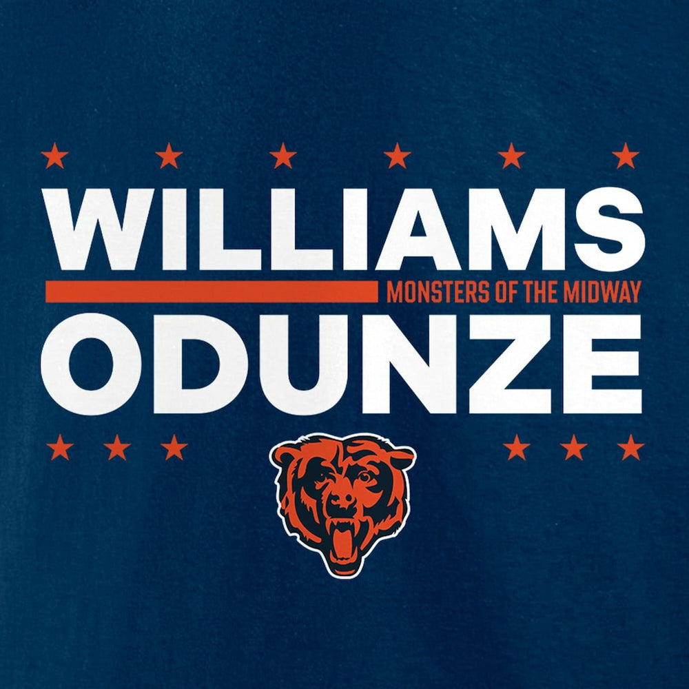 Caleb Williams & Rome Odunze Chicago Bears Election Players T-Shirt - Navy - NFL
