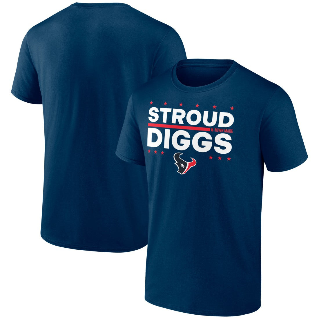 CJ Stroud & Stefon Diggs Houston Texans Election Players T-Shirt - Navy - NFL