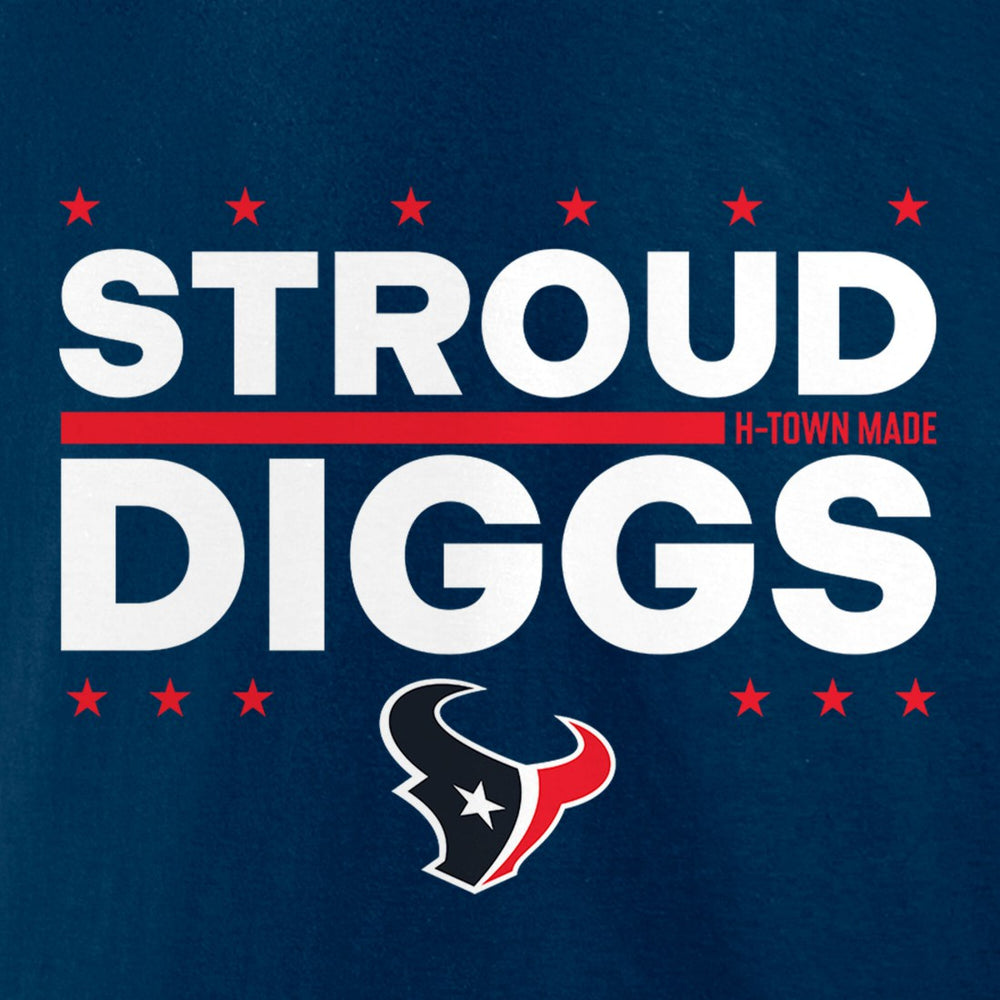 CJ Stroud & Stefon Diggs Houston Texans Election Players T-Shirt - Navy - NFL