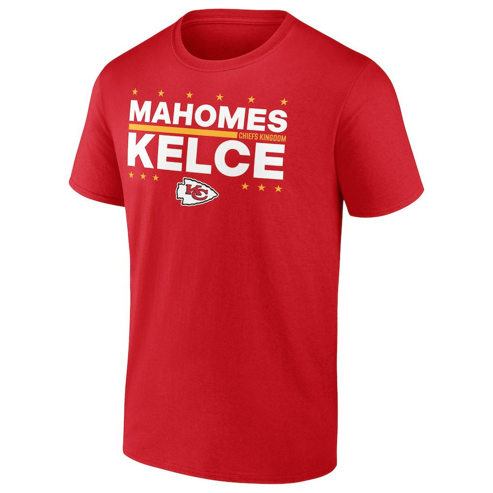 Patrick Mahomes & Travis Kelce Kansas City Chiefs Election Players T-Shirt - Red - NFL