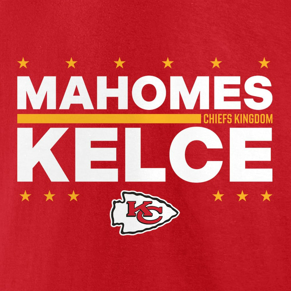 Patrick Mahomes & Travis Kelce Kansas City Chiefs Election Players T-Shirt - Red - NFL