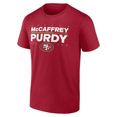 Christian McCaffrey & Brock Purdy San Francisco 49ers Election Players T-Shirt - Scarlet - NFL