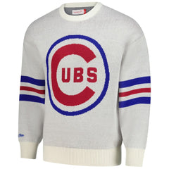 Chicago Cubs Mitchell & Ness Retro Pullover Sweater Outlet