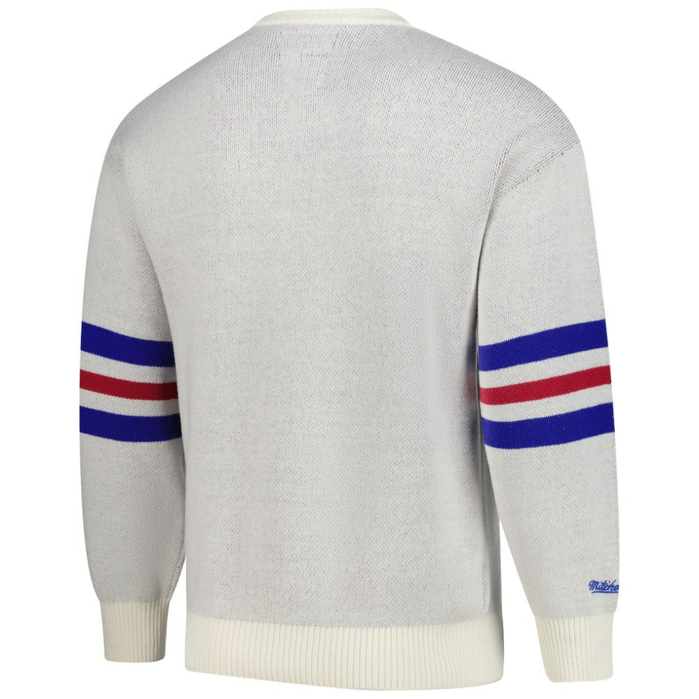 Chicago Cubs Mitchell & Ness Retro Pullover Sweater Outlet