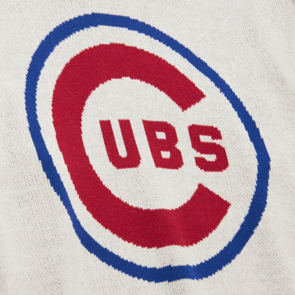 Chicago Cubs Mitchell & Ness Retro Pullover Sweater Outlet
