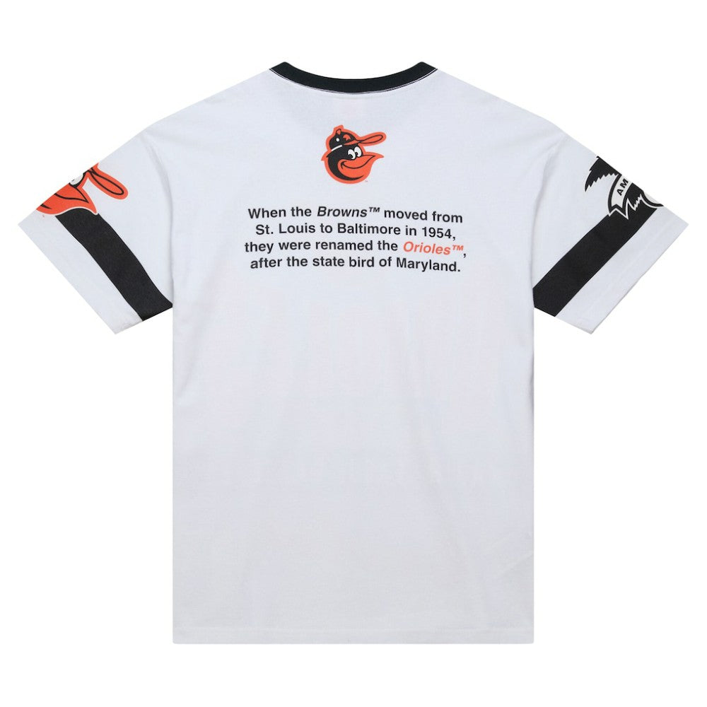 Baltimore Orioles Mitchell & Ness Cooperstown Collection Team Origins Premium T-Shirt for sale