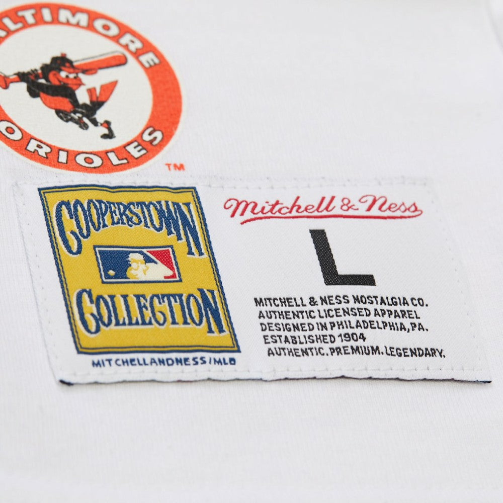 Baltimore Orioles Mitchell & Ness Cooperstown Collection Team Origins Premium T-Shirt for sale